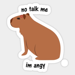 capybara pet Sticker